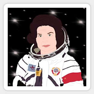 Astronaut woman Sticker